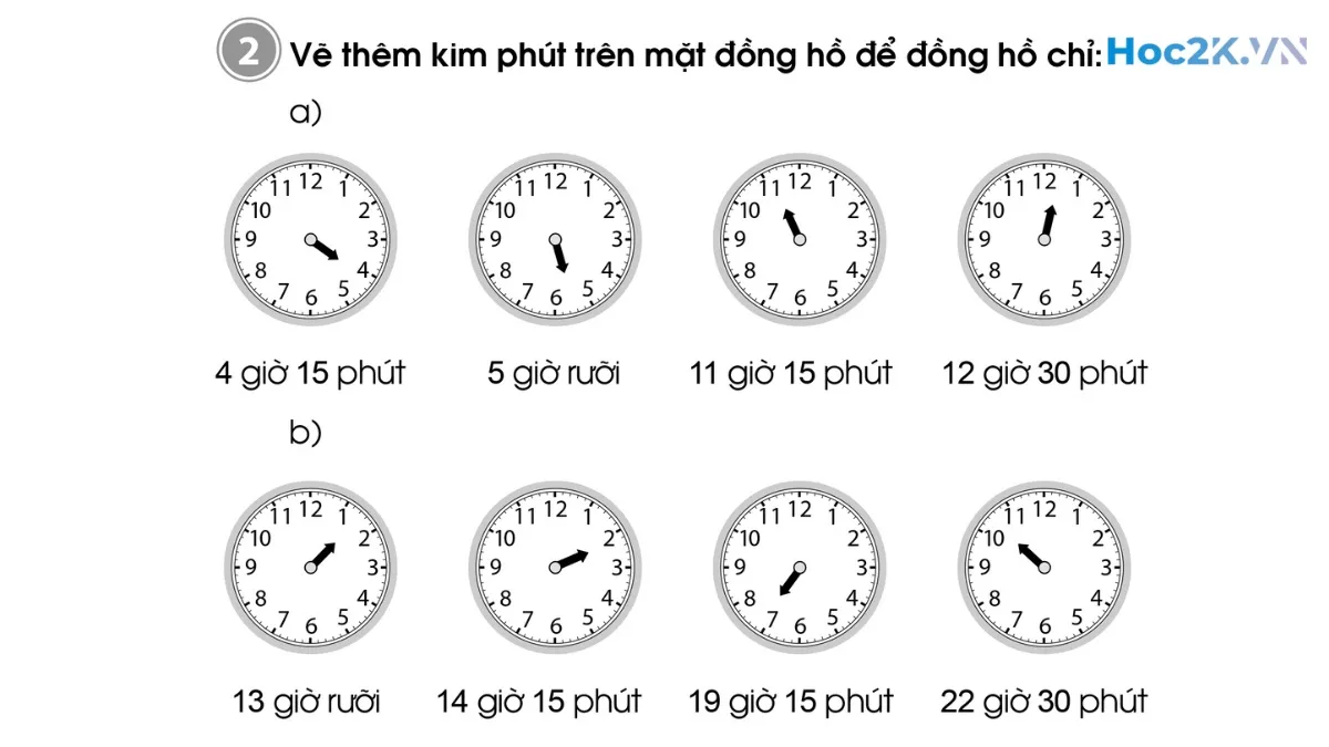 Bài 68: Giờ - Phút - Hình 3 Bài 68: Giờ - Phút - Hình 3