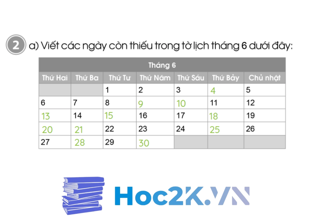 Bài 69: Ngày - Tháng - Hình 4 Bài 69: Ngày - Tháng - Hình 4