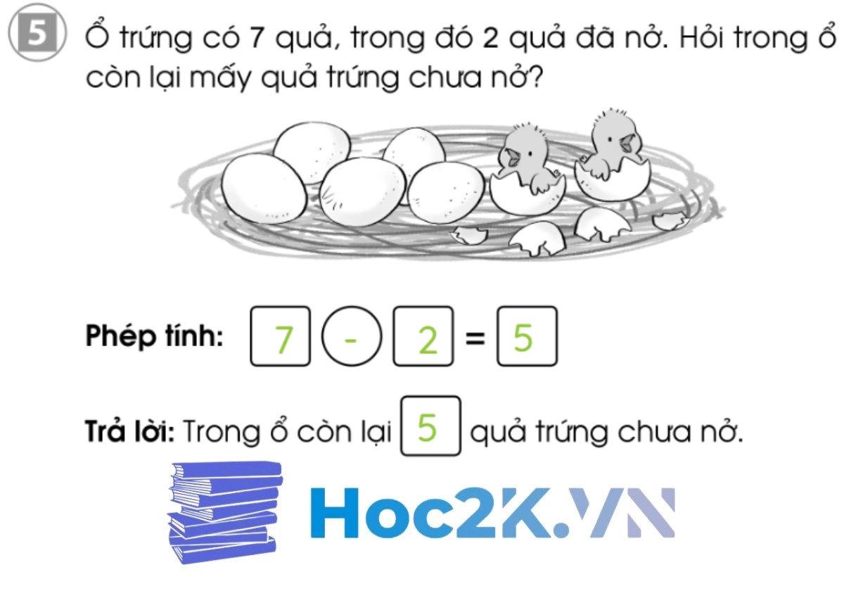 Bài 72: Ôn tập phép cộng, phép trừ trong phạm vi 10 - Hình 12