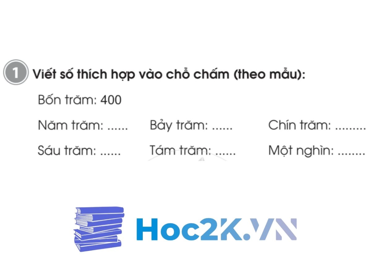 Bài 73: Các số trong phạm vi 1000 - Hình 1 Bài 73: Các số trong phạm vi 1000 - Hình 1