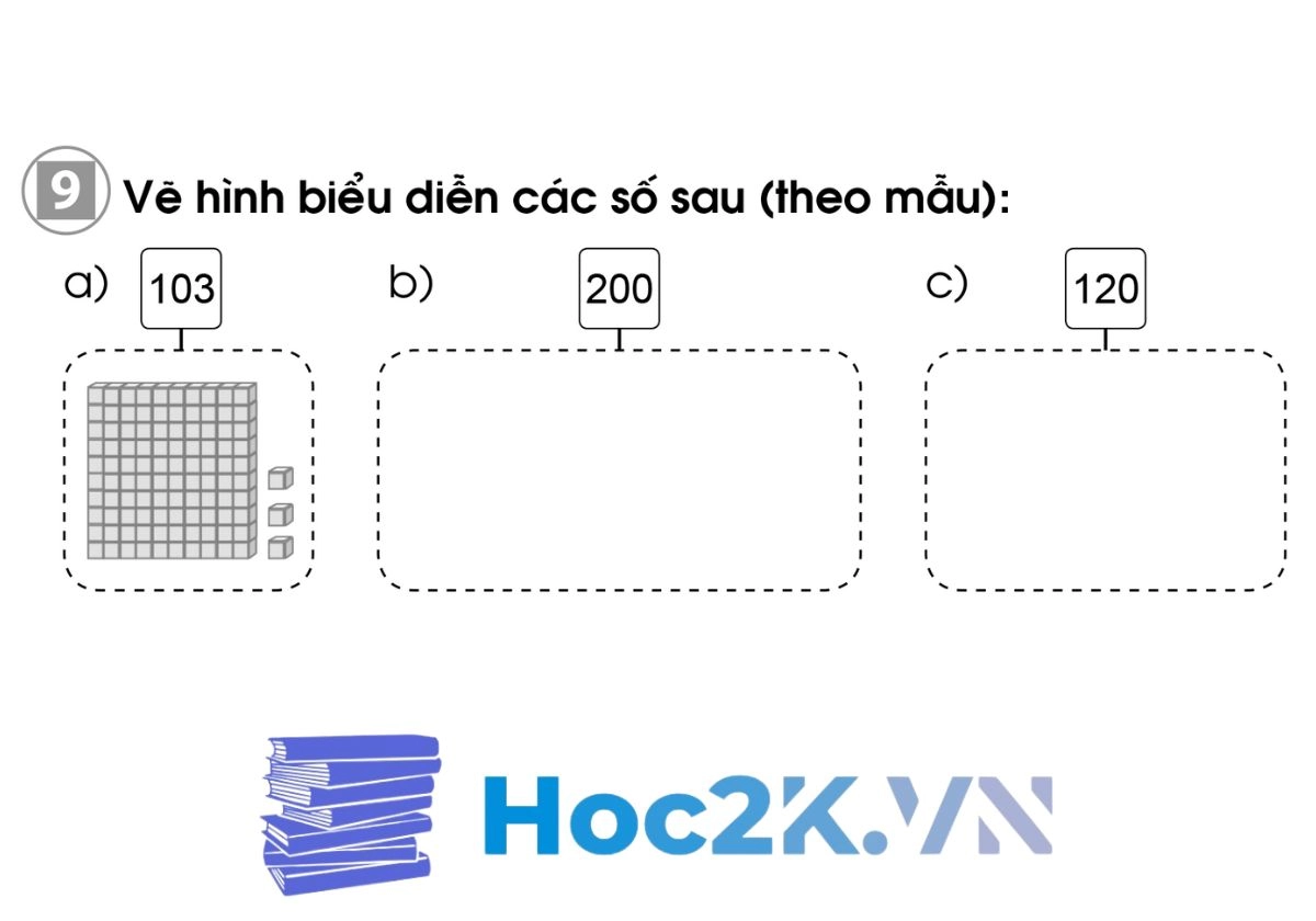 Bài 73: Các số trong phạm vi 1000 - Hình 17 Bài 73: Các số trong phạm vi 1000 - Hình 17