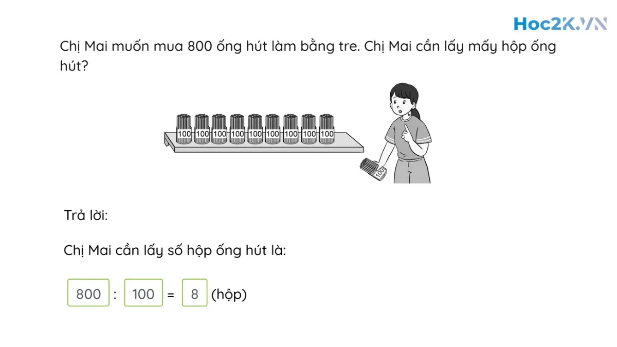 Bài 73: Các số trong phạm vi 1000 - Hình 6 Bài 73: Các số trong phạm vi 1000 - Hình 6