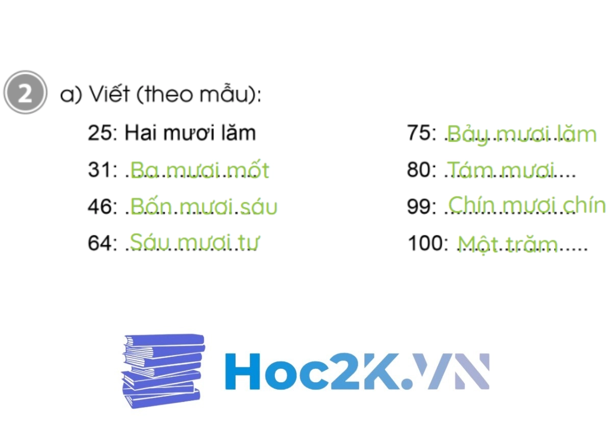 Bài 73: Ôn tập các số trong phạm vi 100 - Hình 4