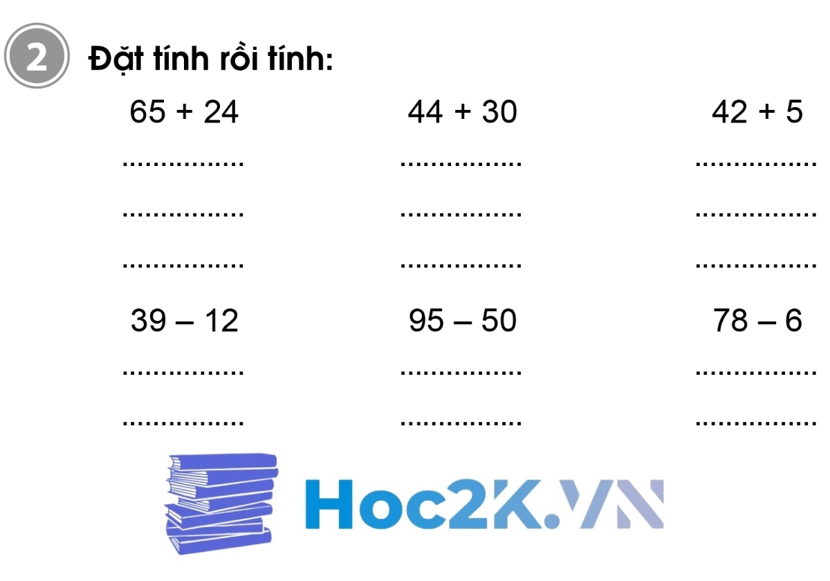 Bài 74: Ôn tập phép cộng, phép trừ trong phạm vi 100 - Hình 3