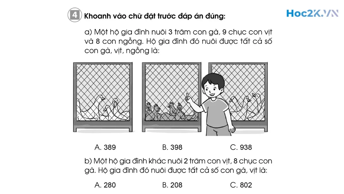 Bài 75: Các số có ba chữ số (tiếp theo) - Hình 7 Bài 75: Các số có ba chữ số (tiếp theo) - Hình 7