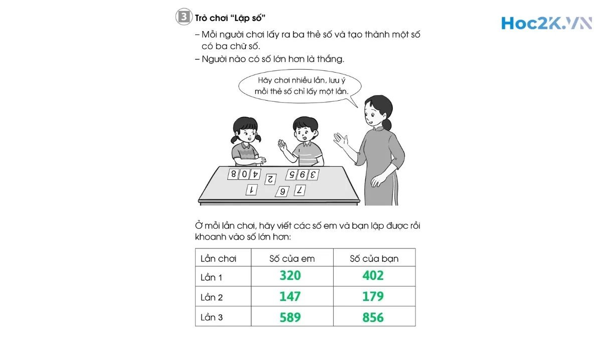 Bài 76: So sánh các số có ba chữ số - Hình 6 Bài 76: So sánh các số có ba chữ số - Hình 6