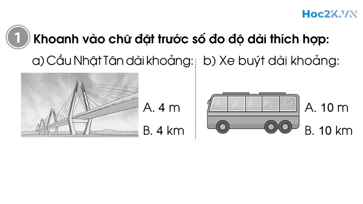 Bài 83: Ki-lô-mét - Hình 1 Bài 83: Ki-lô-mét - Hình 1