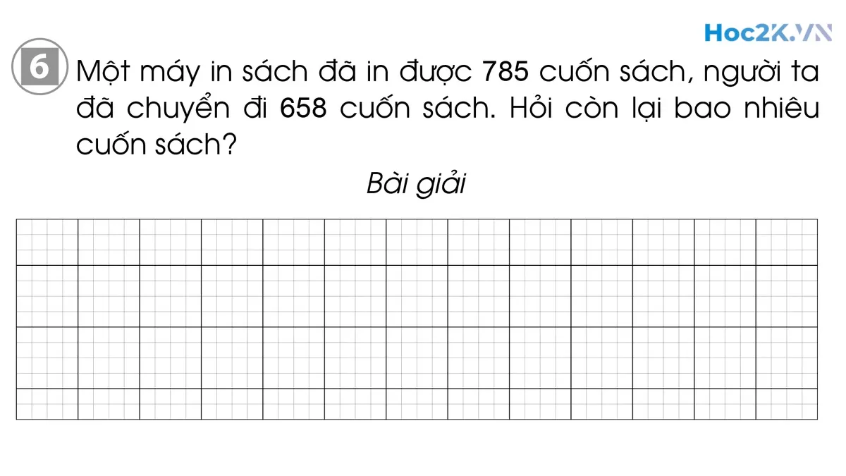 Bài 86: Phép trừ (có nhớ) trong phạm vi 1000 - Hình 11 Bài 86: Phép trừ (có nhớ) trong phạm vi 1000 - Hình 11