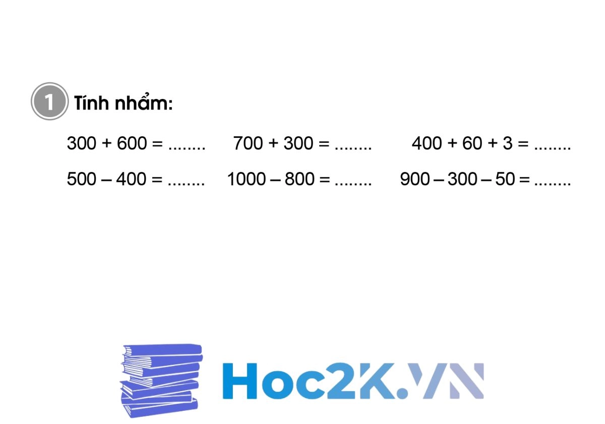 Bài 96: Ôn tập về số và phép tính trong phạm vi 1000 (tiếp theo) - Hình 1 Bài 96: Ôn tập về số và phép tính trong phạm vi 1000 (tiếp theo) - Hình 1
