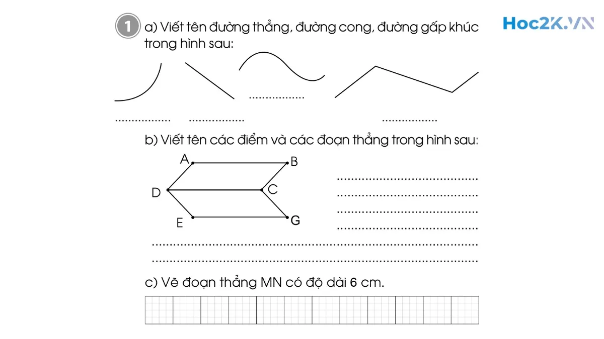 Bài 97: Ôn tập về hình học và đo lường - Hình 1 Bài 97: Ôn tập về hình học và đo lường - Hình 1