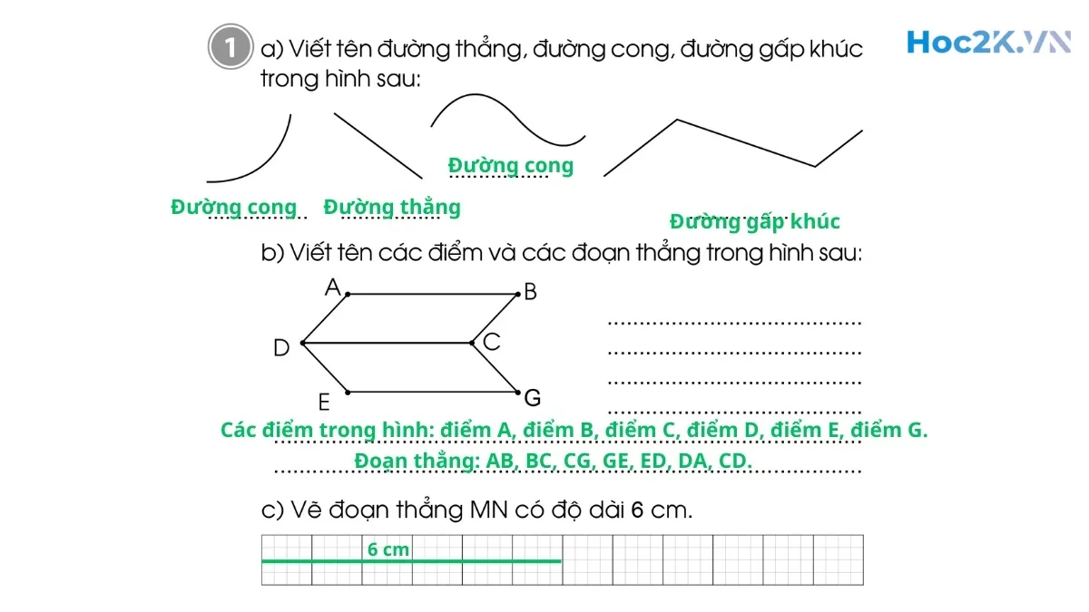 Bài 97: Ôn tập về hình học và đo lường - Hình 2 Bài 97: Ôn tập về hình học và đo lường - Hình 2
