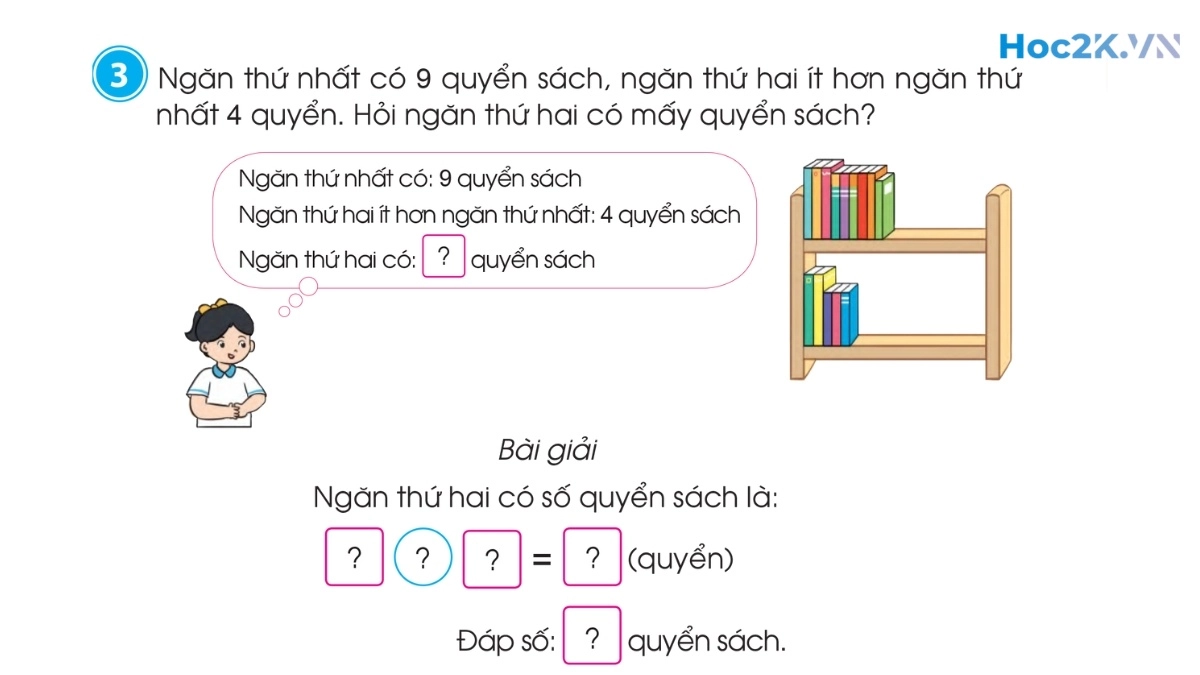 Bài toán liên quan đến phép cộng, phép trừ (tiếp theo) - Hình 5 Bài toán liên quan đến phép cộng, phép trừ (tiếp theo) - Hình 5