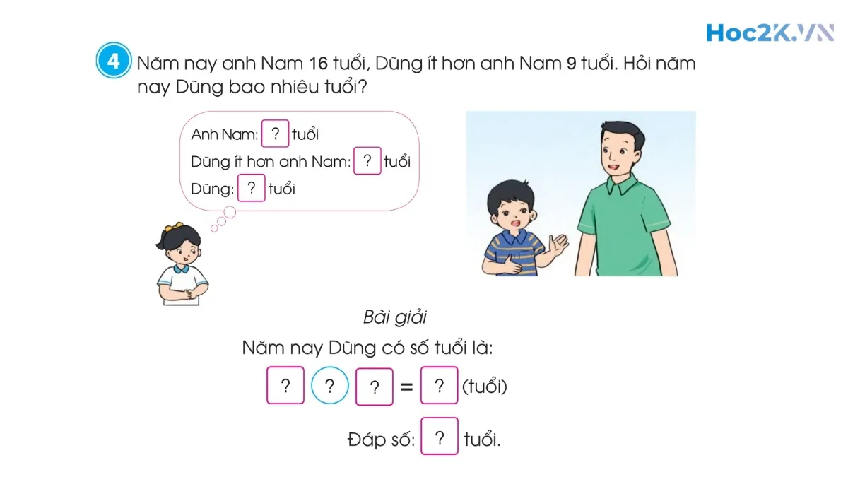 Bài toán liên quan đến phép cộng, phép trừ (tiếp theo) - Hình 7 Bài toán liên quan đến phép cộng, phép trừ (tiếp theo) - Hình 7