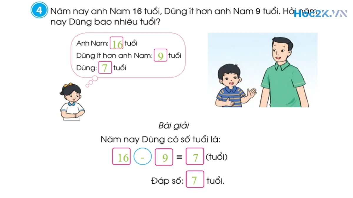Bài toán liên quan đến phép cộng, phép trừ (tiếp theo) - Hình 8 Bài toán liên quan đến phép cộng, phép trừ (tiếp theo) - Hình 8