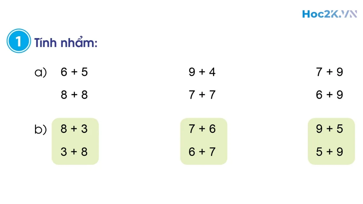 Bảng cộng (có nhớ) trong phạm vi 20 - Hình 1 Bảng cộng (có nhớ) trong phạm vi 20 - Hình 1