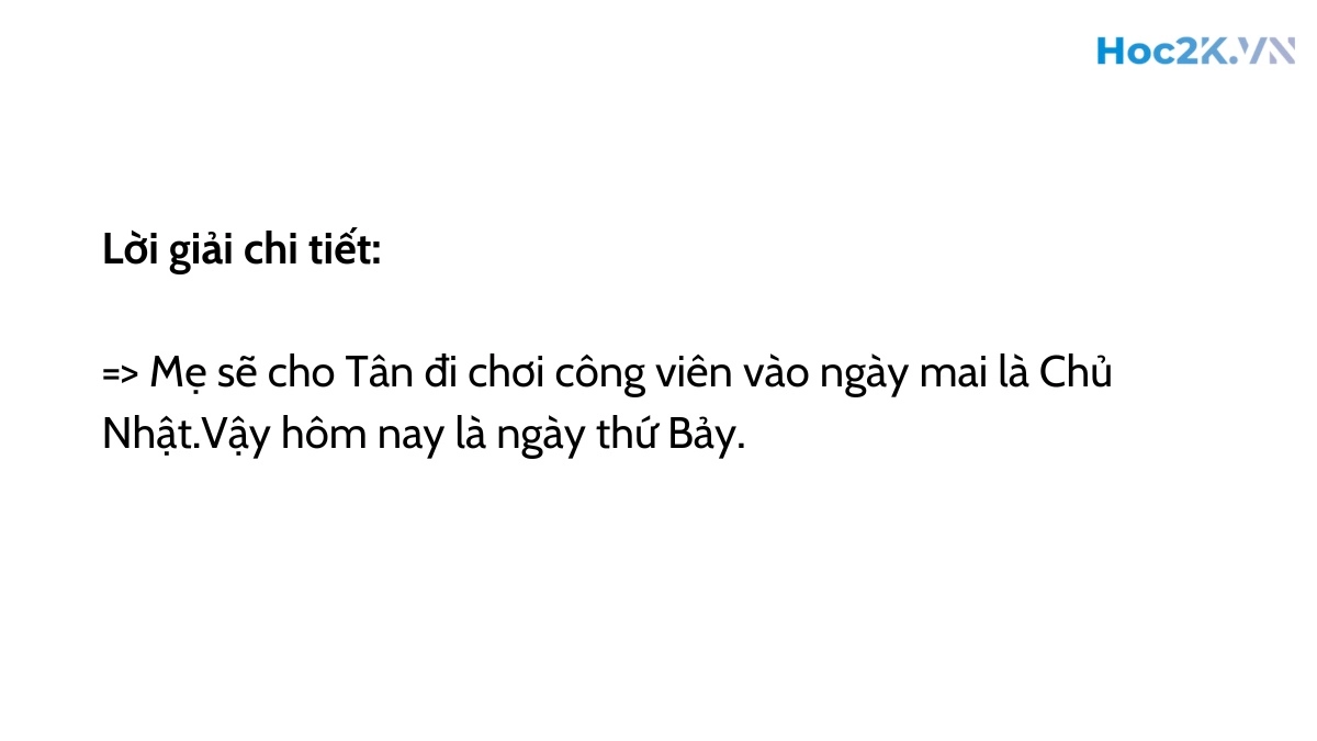 Các ngày trong tuần lễ - Hình 8 Các ngày trong tuần lễ - Hình 8