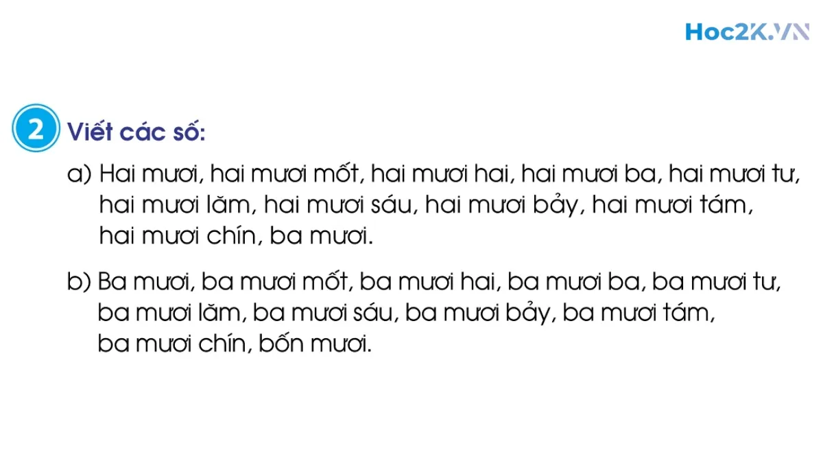 Các số có hai chữ số (từ 21 đến 40) - Hình 3 Các số có hai chữ số (từ 21 đến 40) - Hình 3