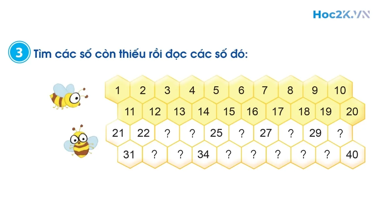 Các số có hai chữ số (từ 21 đến 40) - Hình 5 Các số có hai chữ số (từ 21 đến 40) - Hình 5