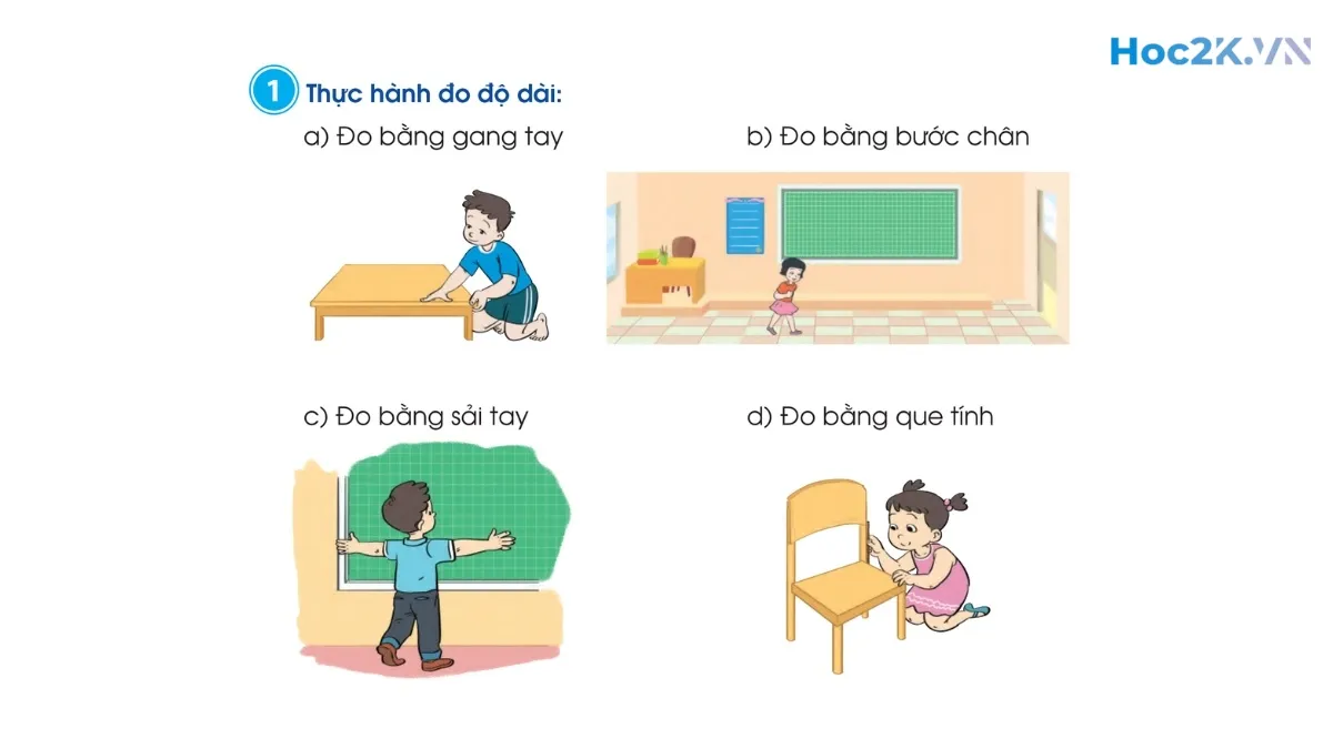 Đo độ dài - Hình 1 Đo độ dài - Hình 1
