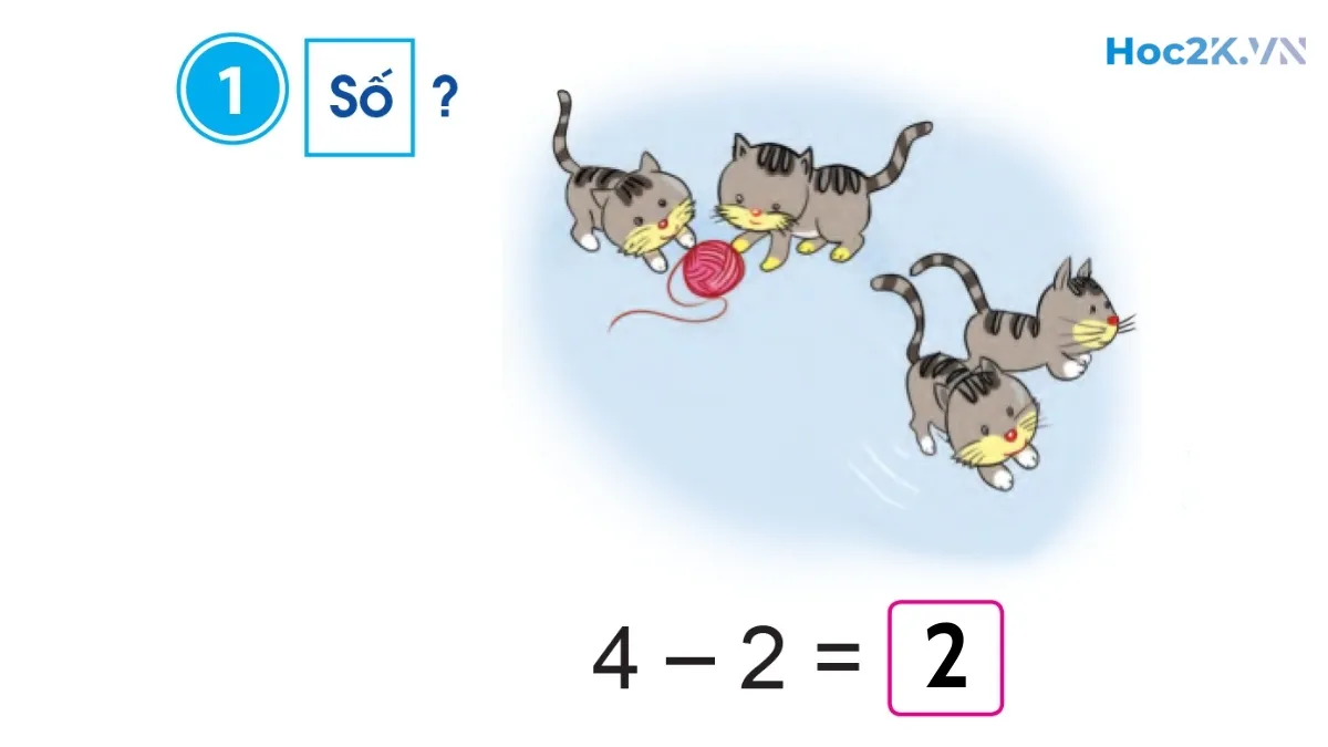 Làm quen với Phép trừ - Dấu trừ - Hình 4