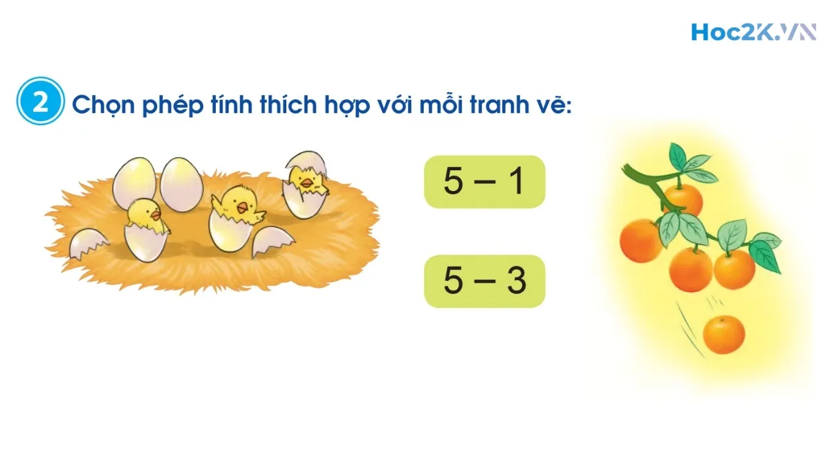 Làm quen với Phép trừ - Dấu trừ - Hình 5