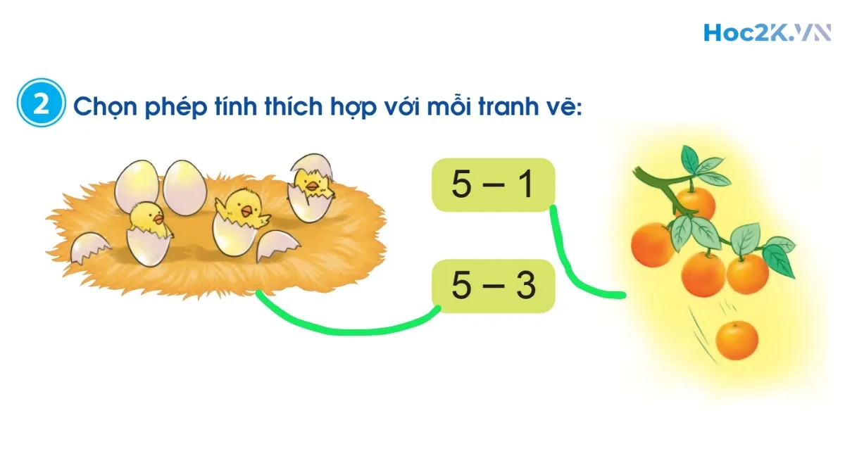 Làm quen với Phép trừ - Dấu trừ - Hình 6