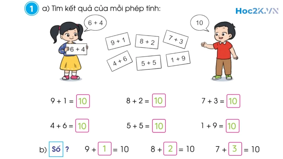 Luyện tập phép cộng (không nhớ) trong phạm vi 20 - Hình 2 Luyện tập phép cộng (không nhớ) trong phạm vi 20 - Hình 2