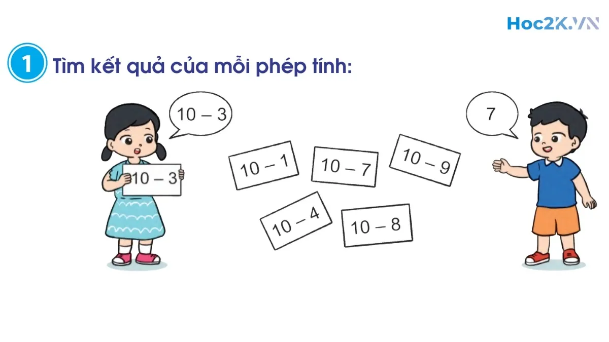 Luyện tập phép trừ (không nhớ) trong phạm vi 20 - Hình 1 Luyện tập phép trừ (không nhớ) trong phạm vi 20 - Hình 1