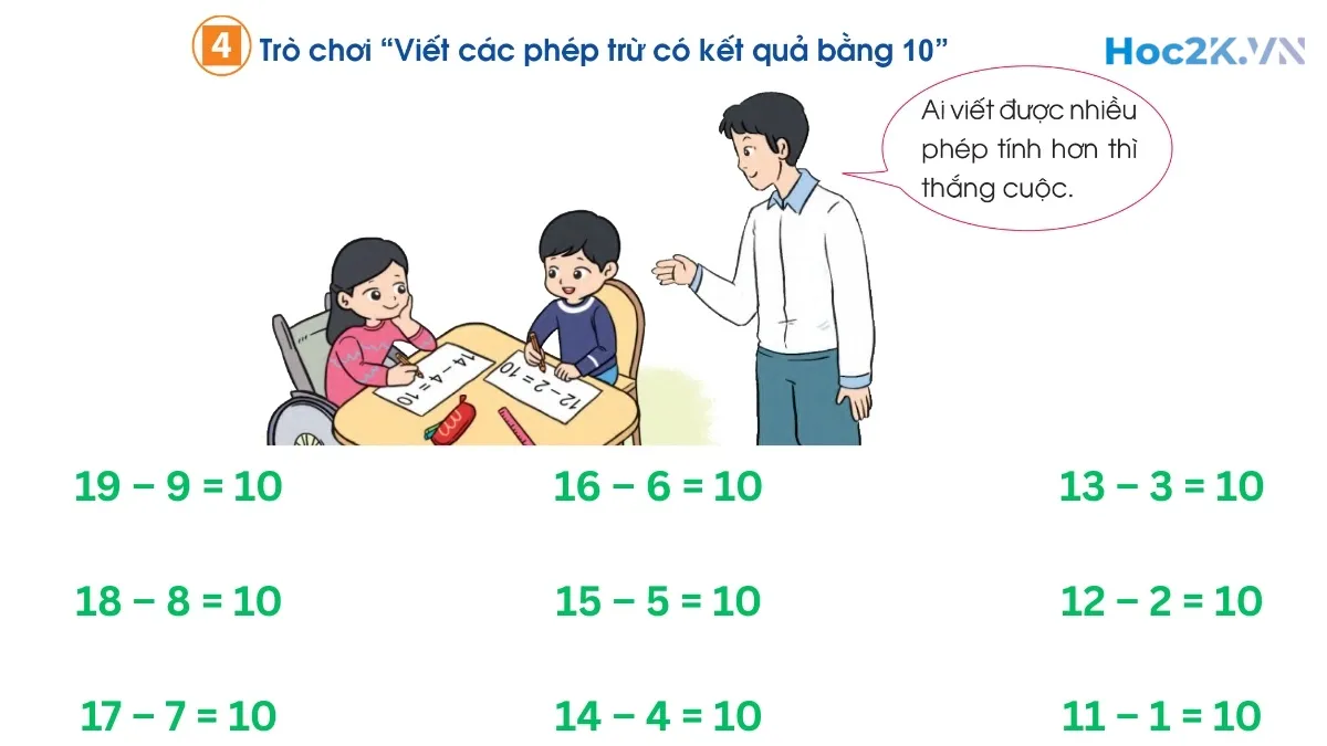 Luyện tập phép trừ (không nhớ) trong phạm vi 20 - Hình 8 Luyện tập phép trừ (không nhớ) trong phạm vi 20 - Hình 8
