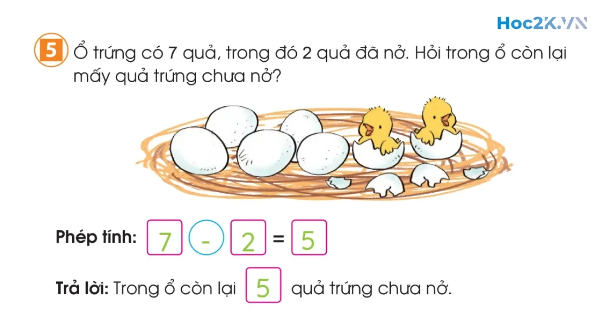 Ôn tập phép cộng, phép trừ trong phạm vi 10 - Hình 12 Ôn tập phép cộng, phép trừ trong phạm vi 10 - Hình 12