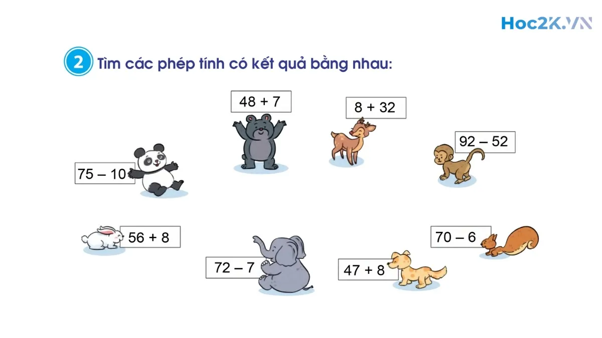 Ôn tập về phép cộng, phép trừ trong phạm vi 100 - Hình 3 Ôn tập về phép cộng, phép trừ trong phạm vi 100 - Hình 3