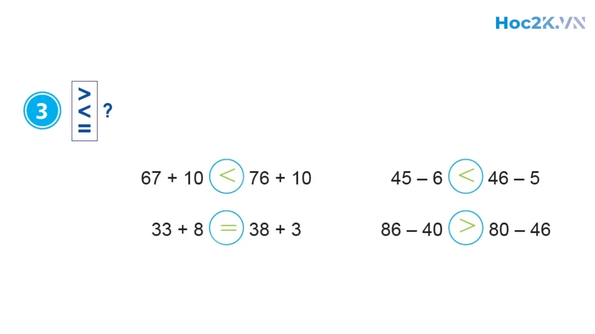 Ôn tập về phép cộng, phép trừ trong phạm vi 100 - Hình 6 Ôn tập về phép cộng, phép trừ trong phạm vi 100 - Hình 6