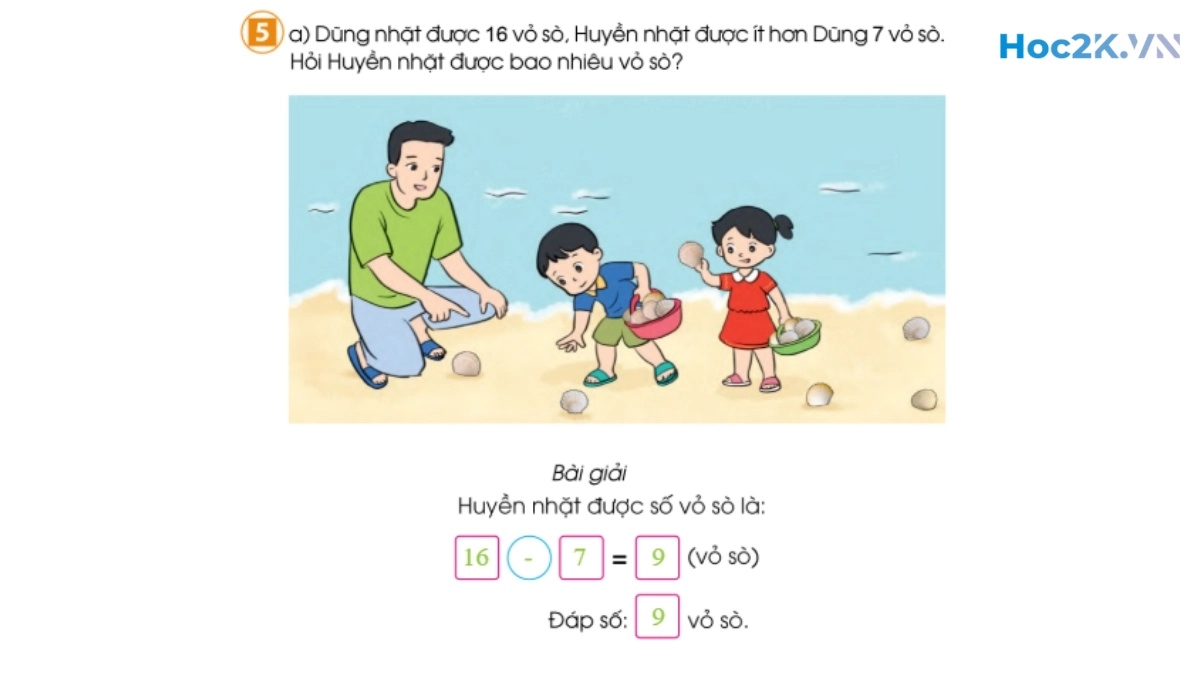 Ôn tập về phép cộng, phép trừ trong phạm vi 20 - Hình 10