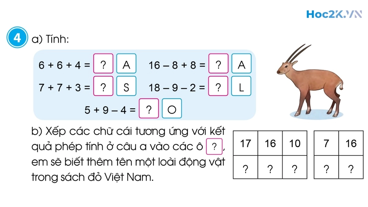 Ôn tập về phép cộng, phép trừ trong phạm vi 20 - Hình 7