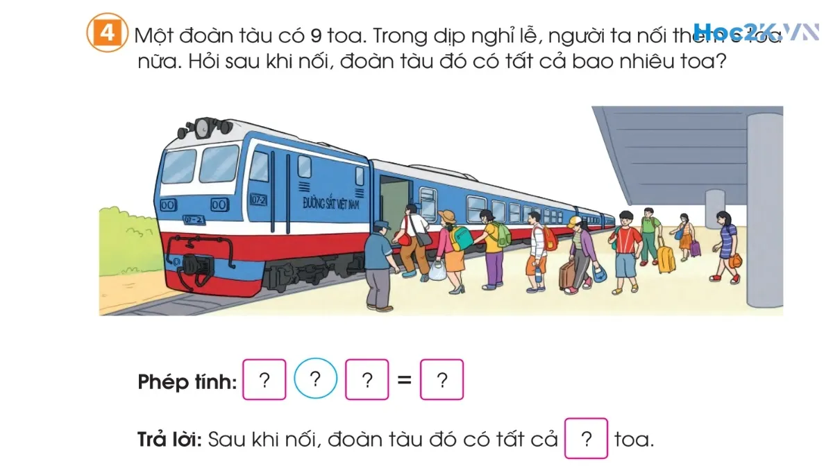 Phép cộng (có nhớ) trong phạm vi 20 - Hình 7 Phép cộng (có nhớ) trong phạm vi 20 - Hình 7
