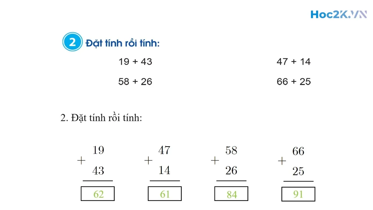 Phép cộng (có nhớ) trong phạm vi 100 - Hình 4