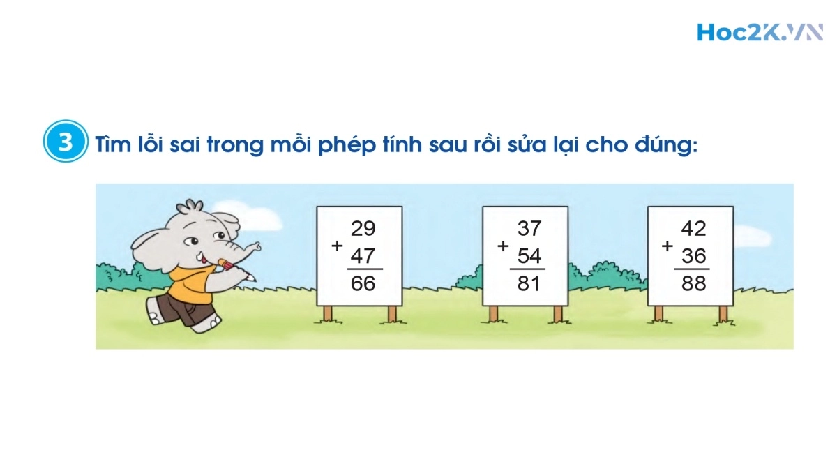 Phép cộng (có nhớ) trong phạm vi 100 - Hình 5