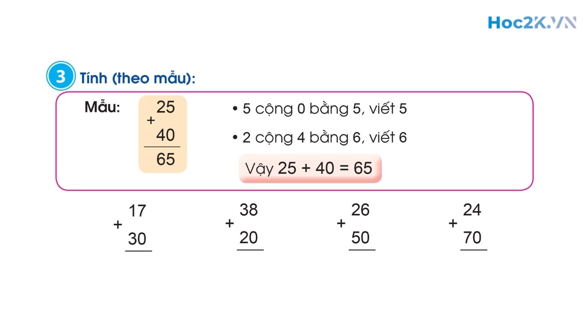 Phép cộng dạng 25 +4,25 + 40 - Hình 5 Phép cộng dạng 25 +4,25 + 40 - Hình 5