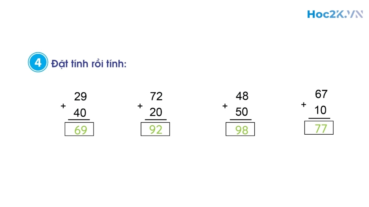 Phép cộng dạng 25 +4,25 + 40 - Hình 8 Phép cộng dạng 25 +4,25 + 40 - Hình 8