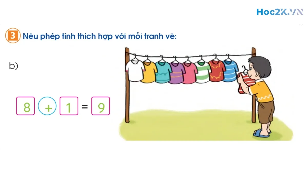 Phép cộng trong phạm vi 10 - Hình 8