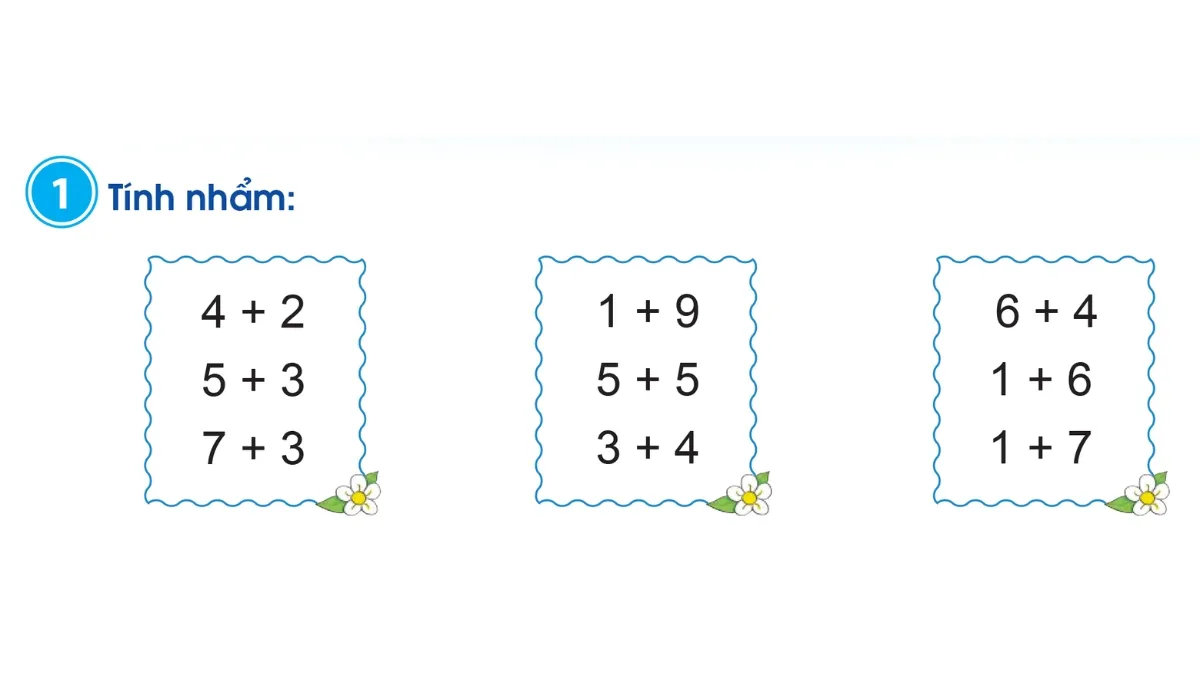 Phép cộng trong phạm vi 10 (tiếp theo) - Hình 1
