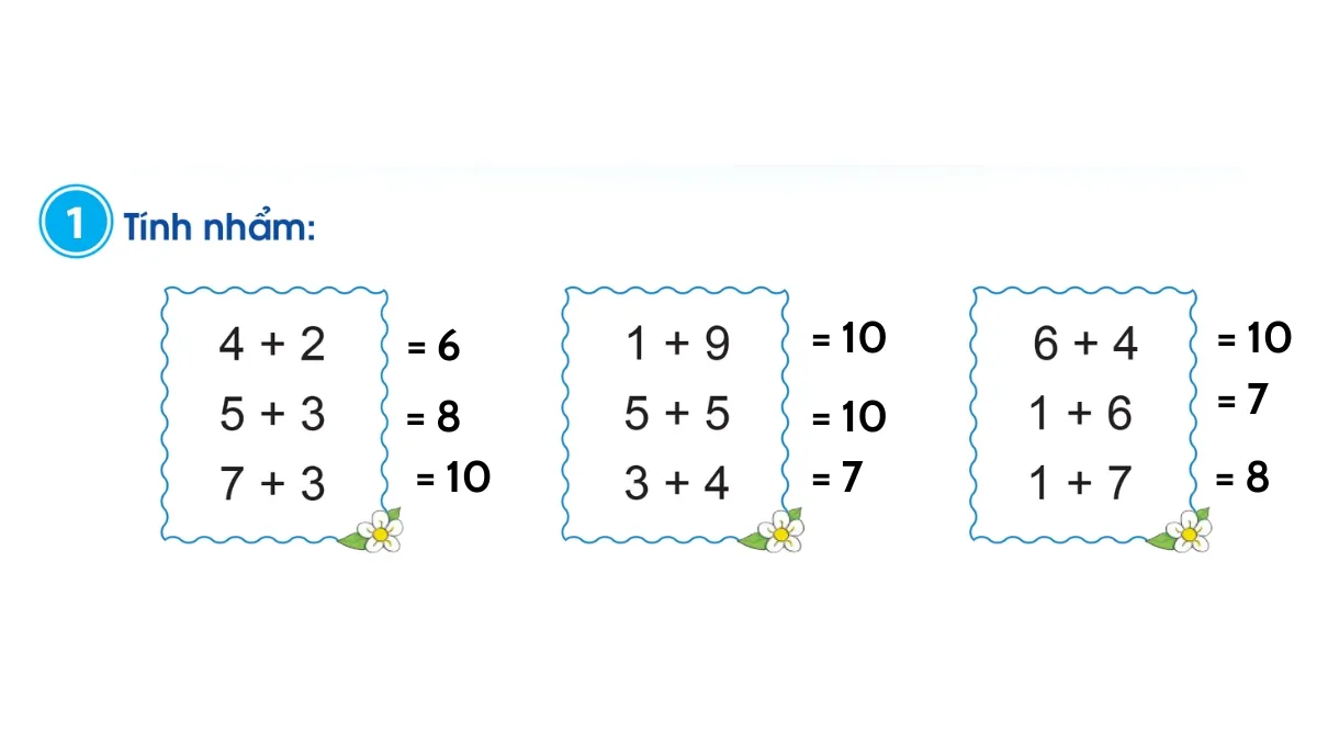 Phép cộng trong phạm vi 10 (tiếp theo) - Hình 2