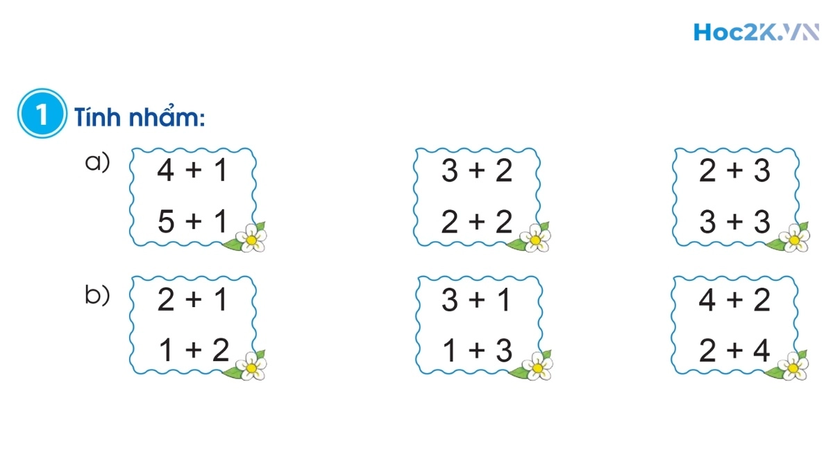 Phép cộng trong phạm vi 6 (tiếp theo) - Hình 1