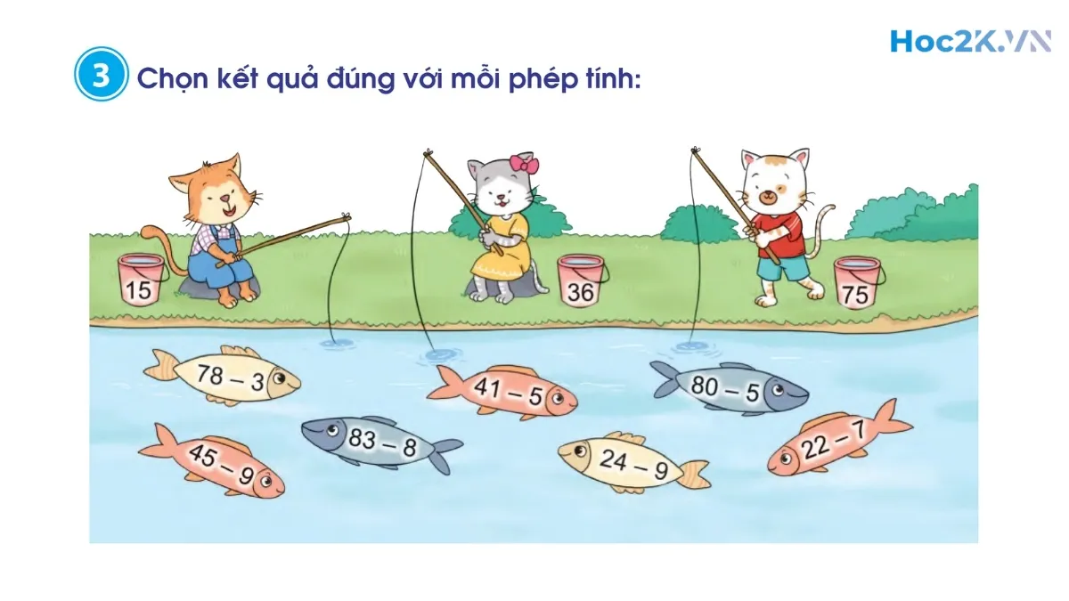 Phép trừ (có nhớ) trong phạm vi 100 (tiếp theo) - Hình 5
