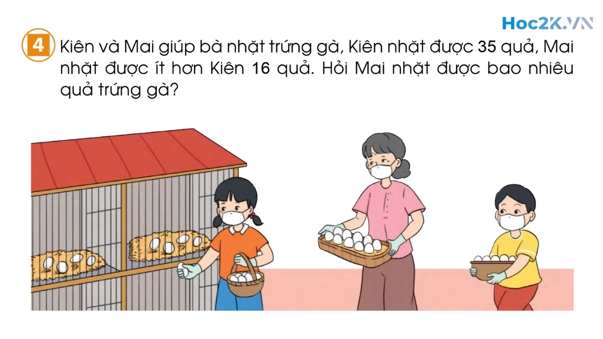 Phép trừ (có nhớ) trong phạm vi 100 - Hình 7 Phép trừ (có nhớ) trong phạm vi 100 - Hình 7