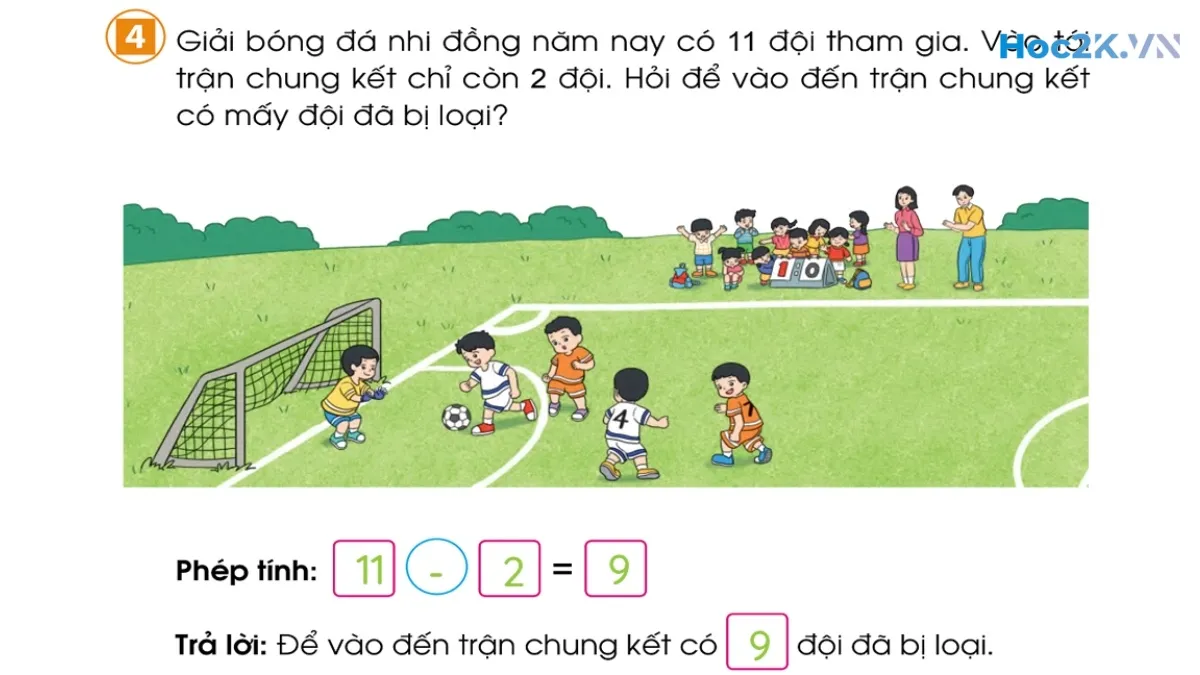 Phép trừ (có nhớ) trong phạm vi 20 - Hình 8 Phép trừ (có nhớ) trong phạm vi 20 - Hình 8