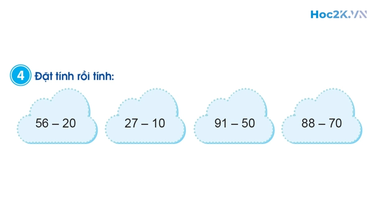 Phép trừ dạng 27-4, 63-40 - Hình 7 Phép trừ dạng 27-4, 63-40 - Hình 7