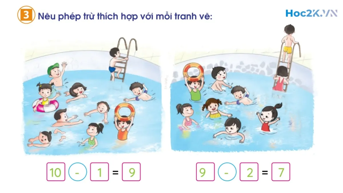 Phép trừ trong phạm vi 10 (tiếp theo) - Hình 6