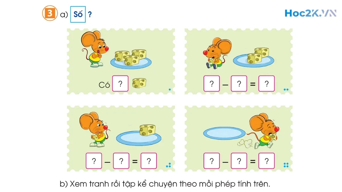 Phép trừ trong phạm vi 6 - Dấu trừ - Hình 5