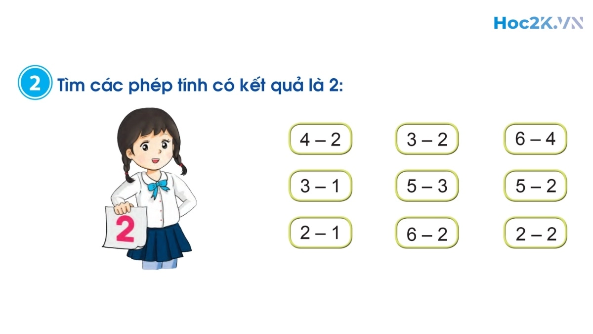 Phép trừ trong phạm vi 6 (tiếp theo) - Hình 3